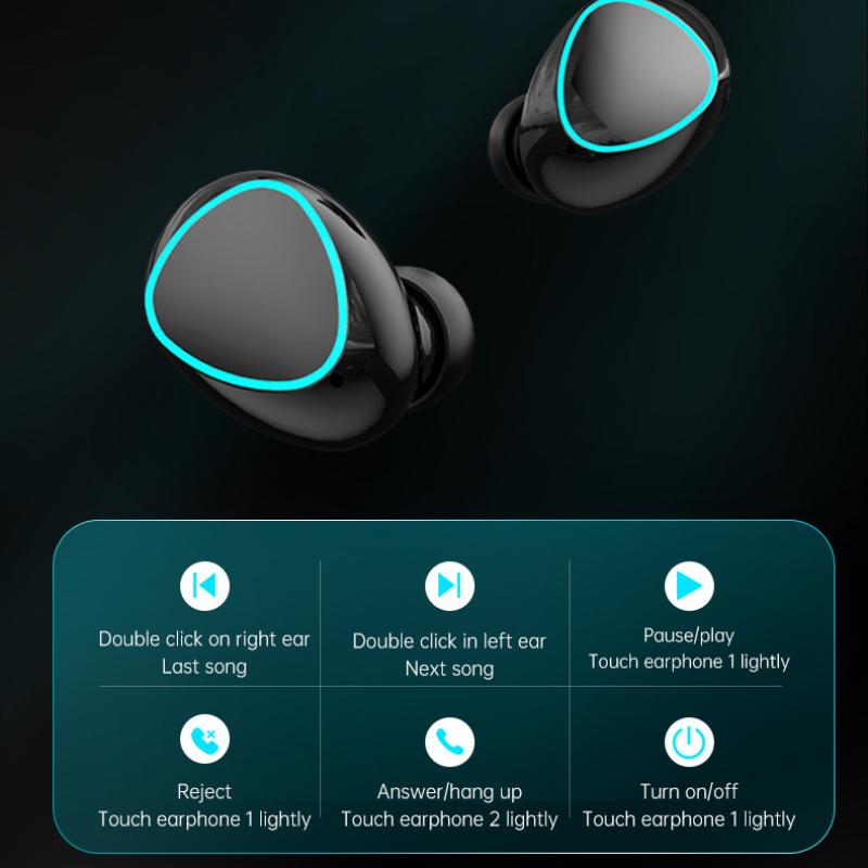 Új termék vezeték nélküli Bluetooth headset TWS Touch Movement