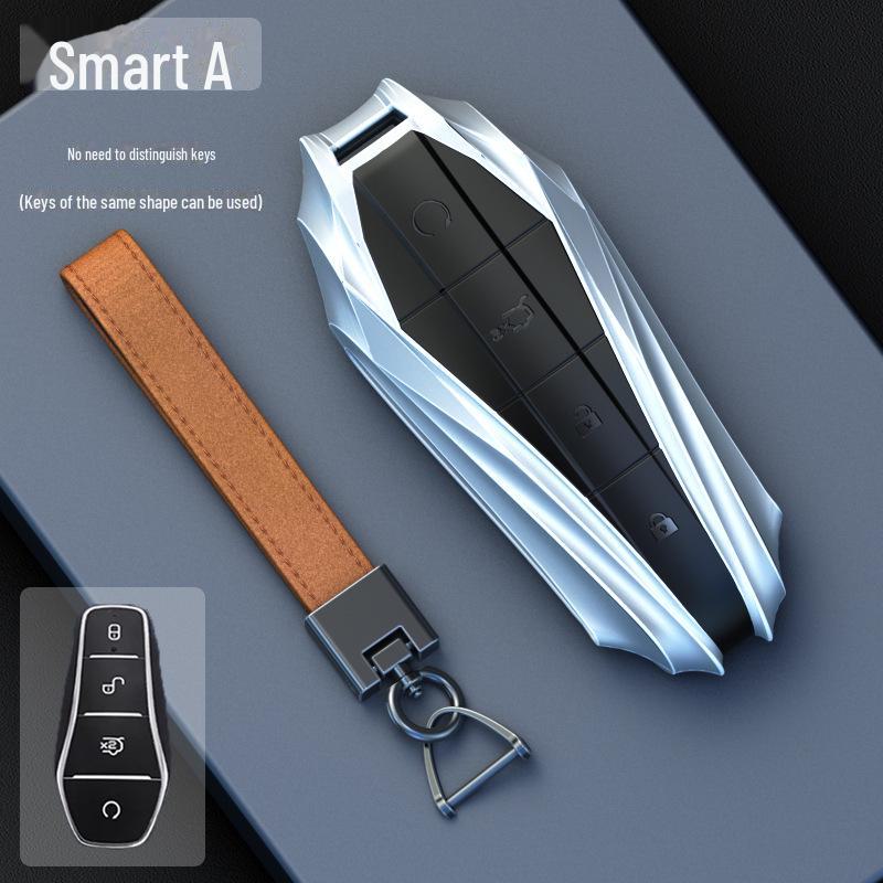 BYD Bilnøkkeldeksel for Dolphin, Song Plus, Han EV, Qin DMI, Yuan Pro, Tang DMP, Frigate 07, Seal OG-modeller.