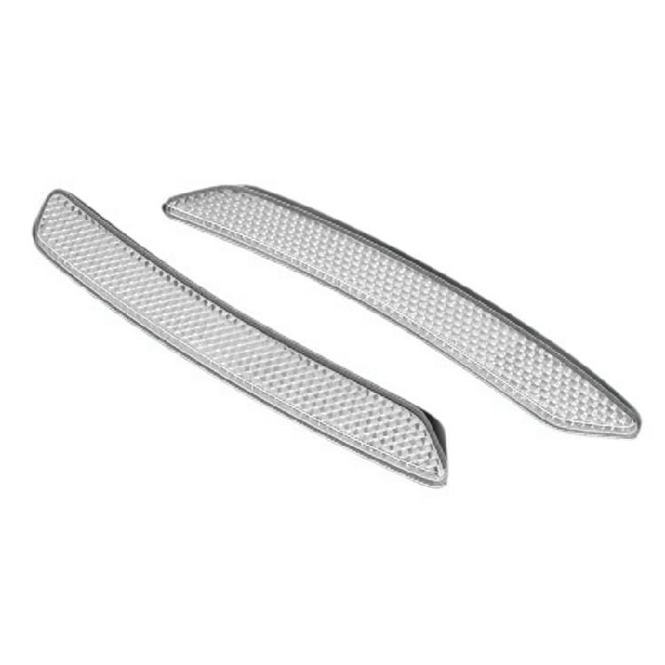 2pcs Car Accessory Warning Reflective Tape Strips Car Side Marker Sticker Reflective Trim Decal Auto Reflector Stickers