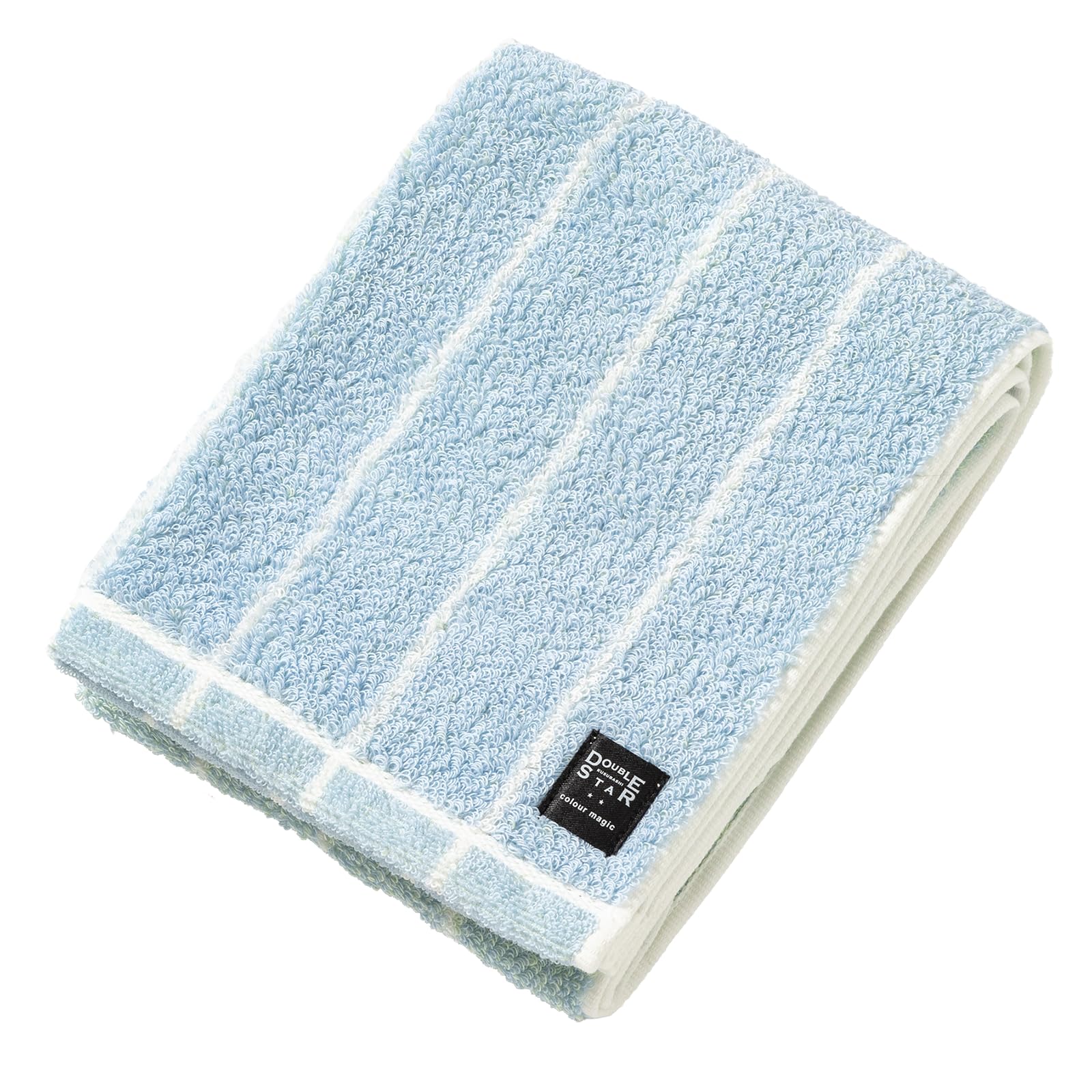 

Kusubashi Mon Ori Imabari Organic Cotton Face DOUBLE STAR Color Nuance Made in 34 x 80 Product Towel, Magic, Color, Japan, Blue, Approx. cm, Number синий