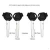 2Pcs Electric Bicycle Key Blanks Corrosion Resistant Metal Blade High Precision for Key Duplication  Personal Spare Emergency Use