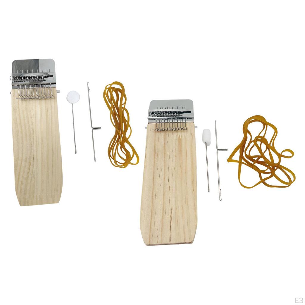 Darning Loom Weave Tool, Wooden Weaving for Beginners, Quickly Mending Loom, Hand Craft