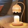 1Pc Marble Candle Lamp Ins Diffuser Gift Table Lamp Smokeless Temperature Control Vintage Night Light Aromatherapy Wax Lamp
