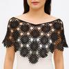 Boho Chic Lace Shawl Poncho Creative Hollow Out Vest Fashion Fake Collar  Garment Accessories