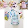 Adorable Cartoon Bunny Toddler Backpack Ultra Lightweight Pu Material Cute Print Design