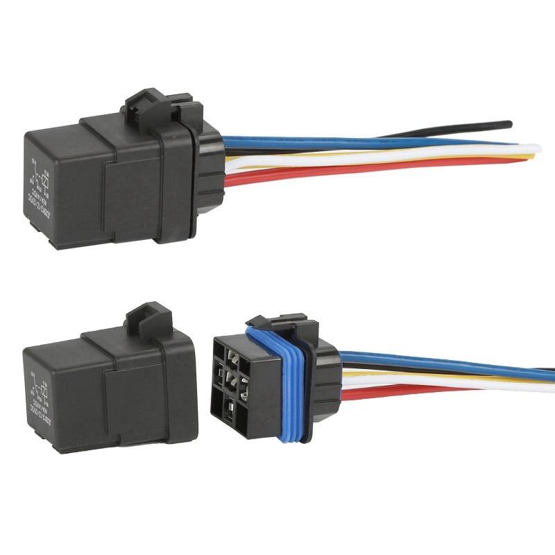 

A51K-12VDC 40A Waterproof Relay with Harness Socket Wires 5 Pin Relay JD2912-1Z-14VDC 40A 14VDC Automotive Relay