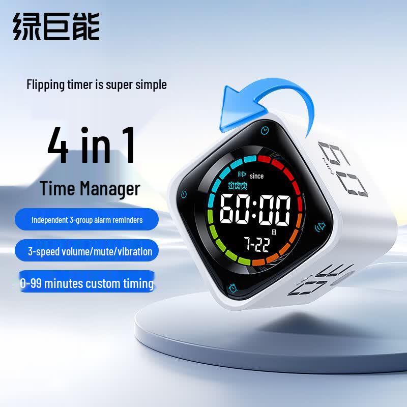 Llano TK3 Smart Flip Timer and Alarm Clock
