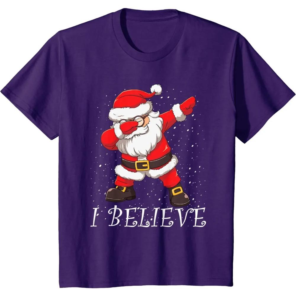 I Believe Dabbing Santa Claus Christmas T-Shirt
