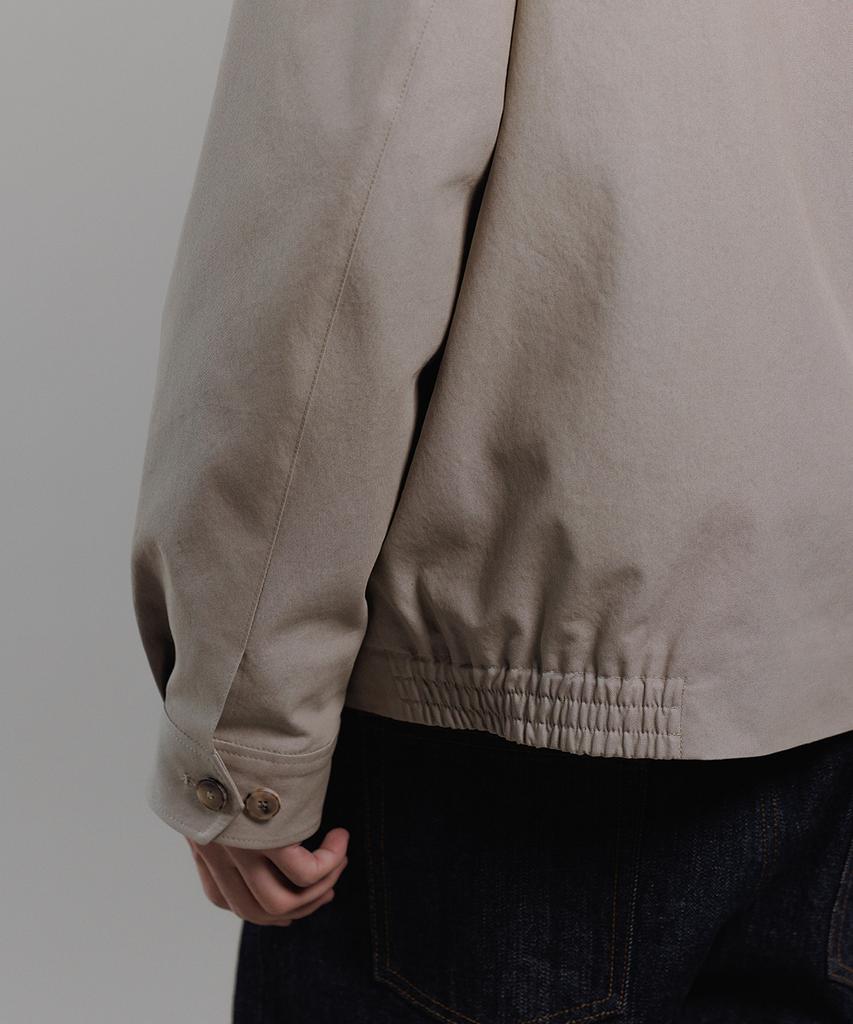 Blankroom Harrington Jacket_Old Beige