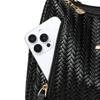 Große Umhängetasche PU Crossbody Tasche Mehrschichtige Tasche Muttertasche