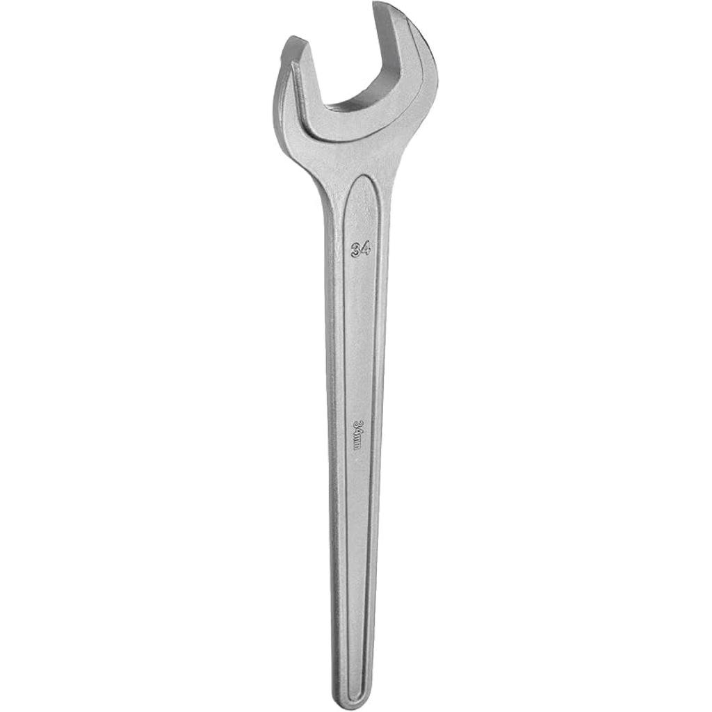 HARFINGTON Single Open Ended Spanner Wrench, 46mm, Thicken CR-V Steel Open End Wrench Tool for for Automotive Repair and Furniture Assembly, Grey