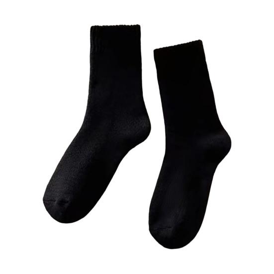 Thick Winter Knit Warm Socks for Women Fleece Lined Plush Floor Socks Thermal Ankle High Crew Boot Socks