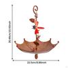 Bird Feeder for Outside ,Hanging Seed Catcher Tray, Umbrella Shape ,Platform Feeder,