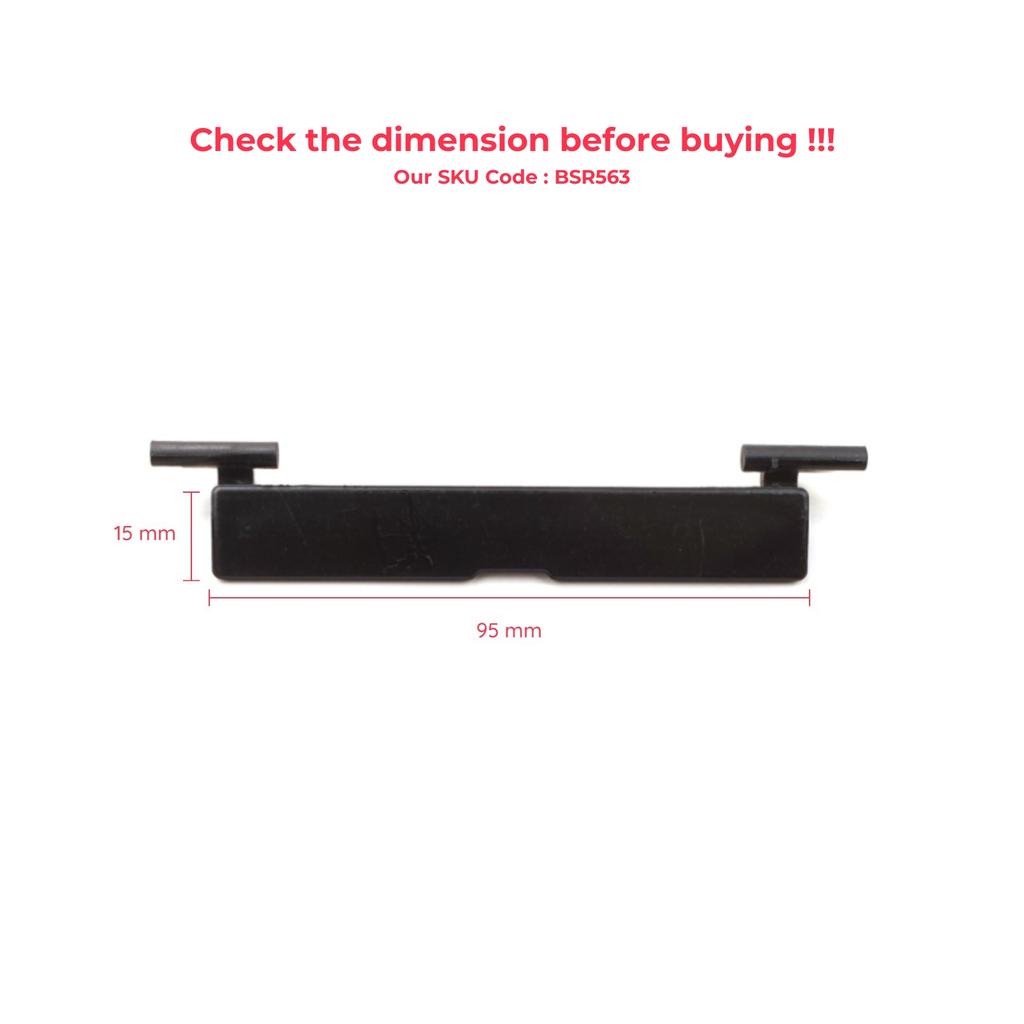 BSR563 Roof Luggage Rack Carrier Molding Port Bag Rail Lid Cover Trim Water Strip Case 95 Mm*15 Mm for Mercedes C Class W204 S204 C204 2007-2015