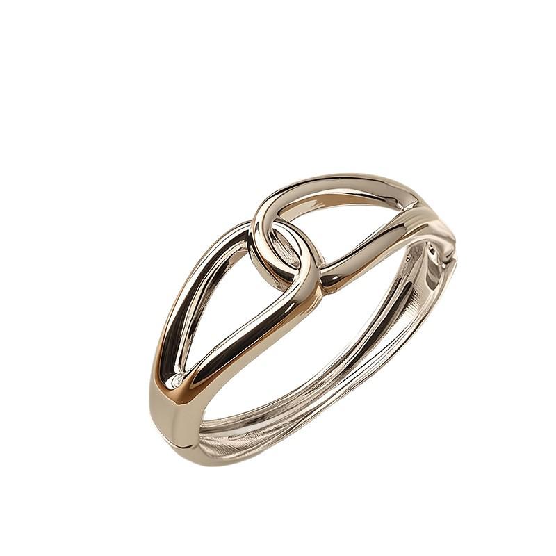 Elegant Minimalist Hollowed-Out Luxury Bracelet - Cold Style Design