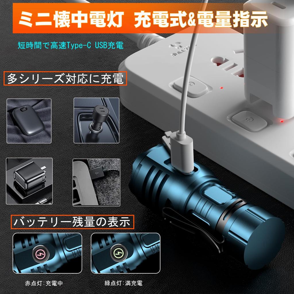 New Enhanced LED High USB 8 Lighting Mini Aluminum Powerful 2M Drop IPX67 Disaster Outdoor Security Power Disaster Preparedness [2024 Edition]