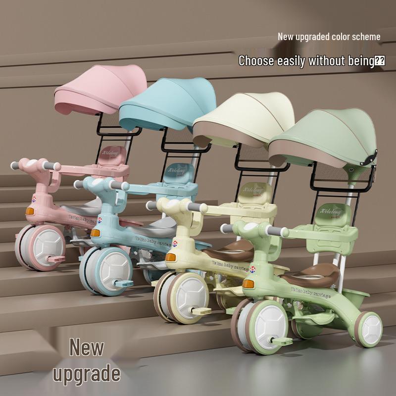 4-in-1 Children's Tricycle Scooter & Stroller for Boys & Girls