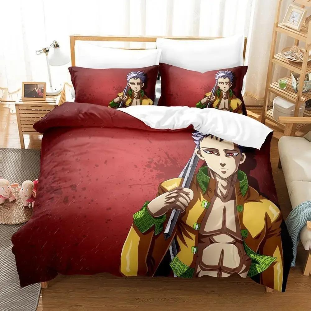 Escanor The Seven Deadly Sins Bedding Set Single Twin Full Queen King Size Bed Set Adult Kid Bedroom Duvet cover Sets 3D Anime