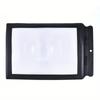 2pcs Durable PVC Material 3X Large Page Magnifying Glass Handheld Full-View Reading Aid for Seniors