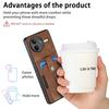 For Xiaomi Poco F7 Ultra 5G/Xiaomi Redmi K80 Pro 5G Phone Case Leather Back Cover with Card Slots Kickstand
