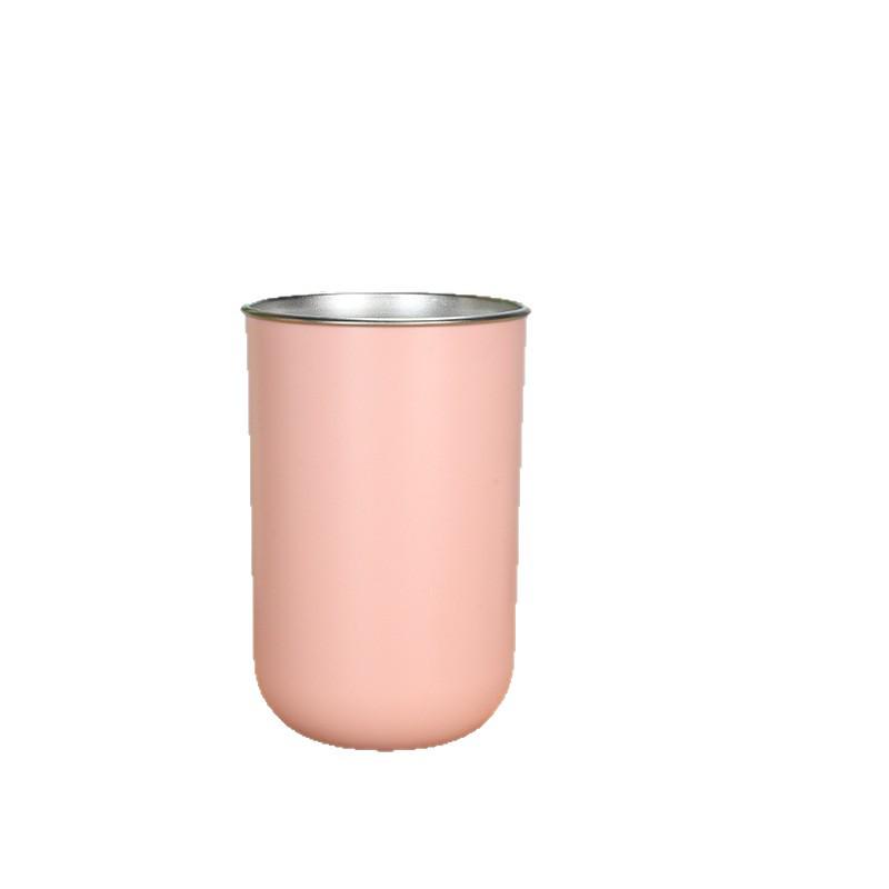 Stainless Steel Toothbrush and Mouthwash Cup Set for Couples and Kids