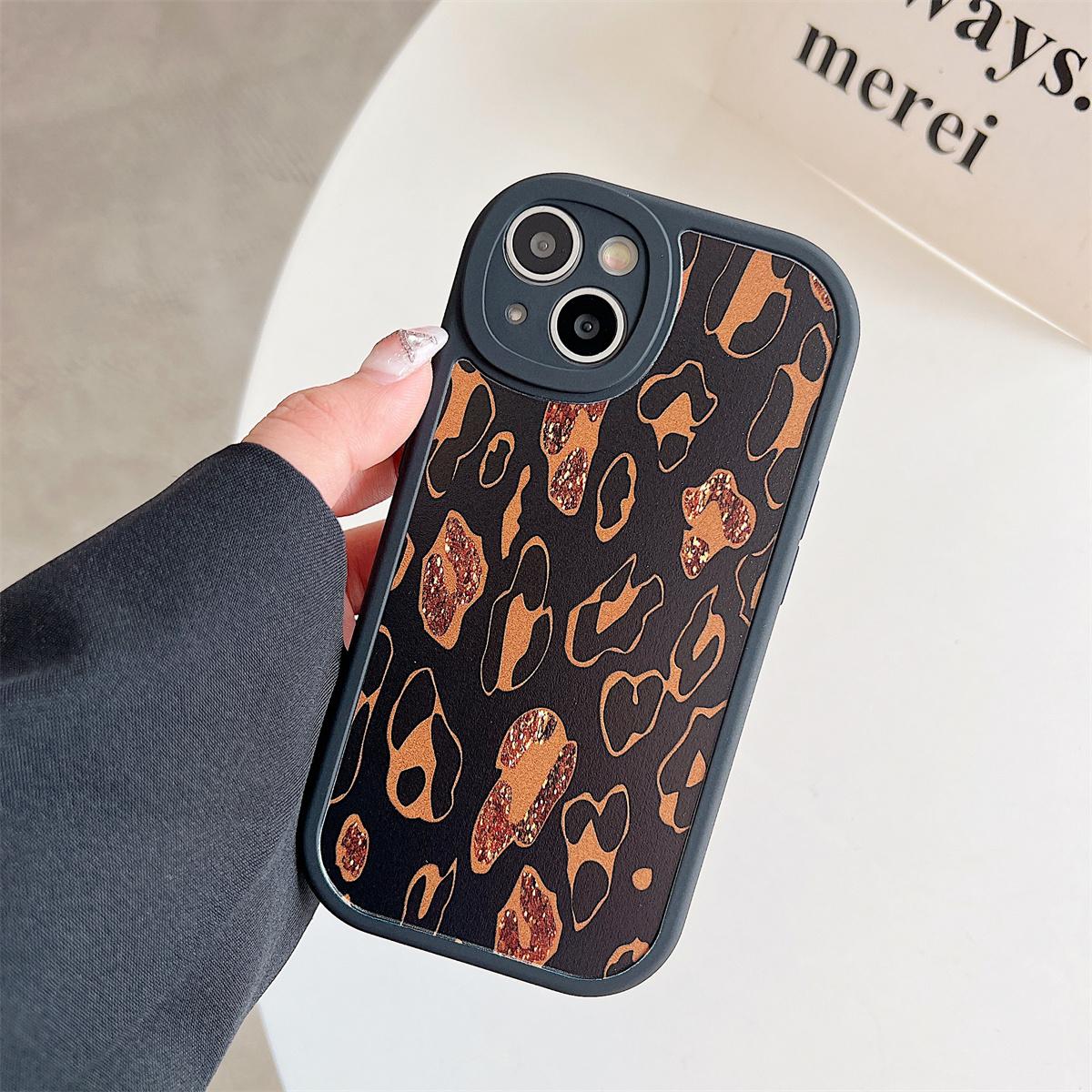 

Черно-белый леопардовый узор, мягкий чехол из ТПУ, модный чехол для телефона для iPhone, Samsung Vivo, Xiaomi Oppo Infinix Xiaomi Redmi Note 13 (5G) чёрный