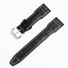 Wan Guo Top Layer Leather Bamboo Pattern Watch Strap for IW Little Prince Pilot Series (20mm, 21mm, 22mm)