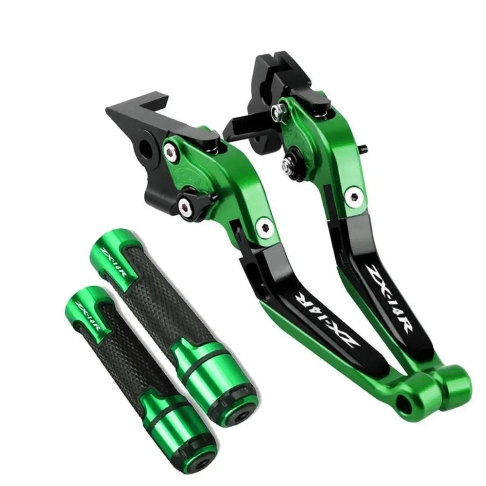 For ZX14R ZX 14R 2006-2016 2015 2014 Motorcycle Accessories Adjustable Brake Clutch Lever Handle Bar Hand Grips Ends