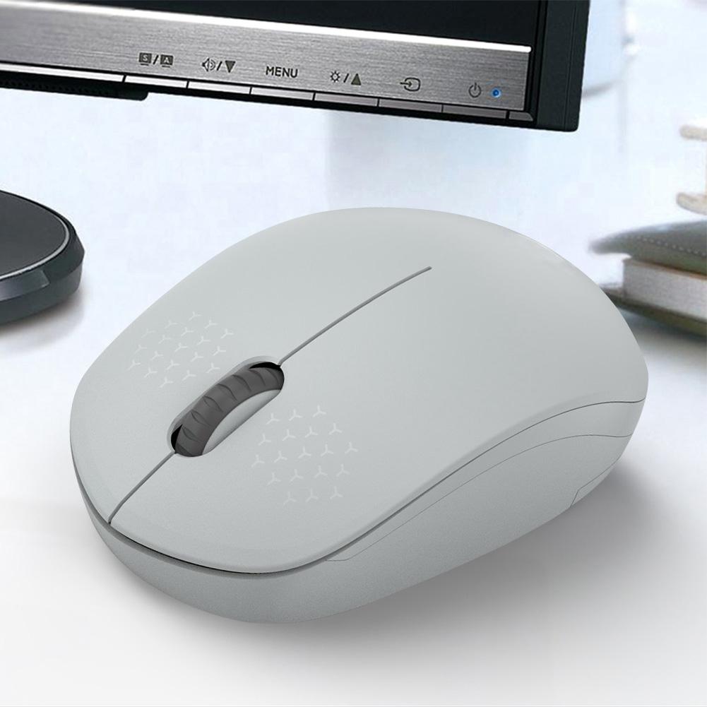 I210 Wireless Mouse Desktop Laptop 2.4G 3Key 3D 1600 DPI Power Saving Mouse (Black)