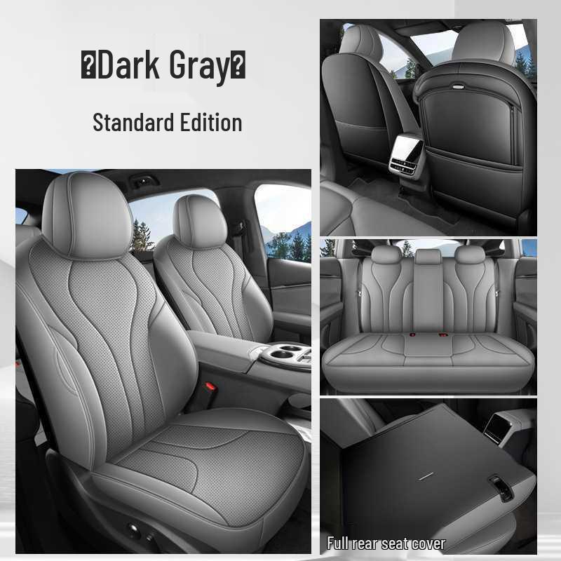 Xiaopeng G7 Four Seasons Leather Seat Cushion | Full Coverage, Universal Fit for Five-Seater.