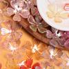 10Pcs 26.5mm Acrylic Transparent Flower Beads Pendant DIY Necklace EarringsJewelry Making