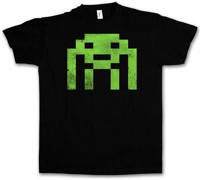 ALIEN INVADER THE BIG VINTAGE BANG THEORY T-SHIRT Sheldon Space Bazinga Cooper