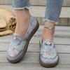 Batik Embroidered Women's Shoes, Soft-soled Anti-slip Summer Sandals, Women's Casual Shoes, Walking Shoes