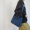 Denim Crossbody Bag Women's Large Capacity Messenger Bag Student Shoulder Tote Bag