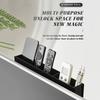 Wall Mounted Remote Control Organizer Box Space Saving TV Countertop Sorting Rack for Living Room Bedroom Hotel Room Use