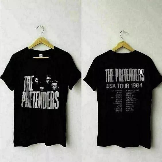 Vintage 1984 The Pretenders Usa Tour T-Shirt Gift For Fans XXXL