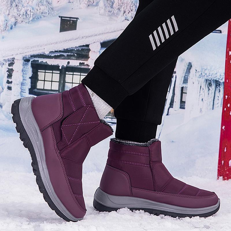 Divatos Új Férfi Téli Csizma Meleg Plüss Hócsizma Kiváló Minőségű Vízálló Magasszárú Férfi Bokacsizma Kültéri Férfi Túrabakancs Sneaker