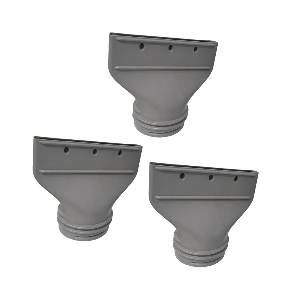 Air Conditioning Exhaust Pipe Flat Vent Hose Connector for Mobile Air Conditioning Units Heat Resistant ABS Texture