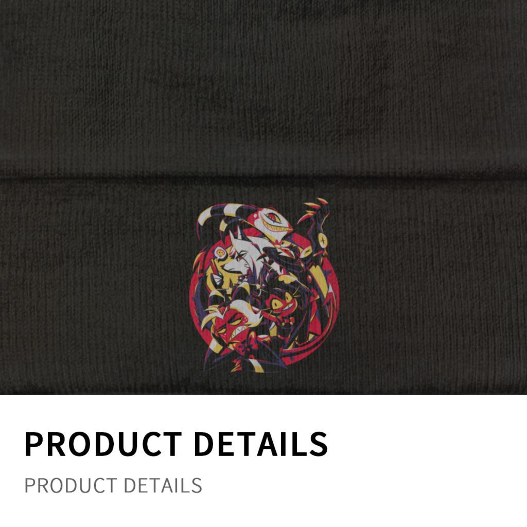 Helluva Boss Merch Octavia Comedy Strickmützen für Damen, Unisex, Beanie, Wintermützen, Polyester, essentielle warme Mützen