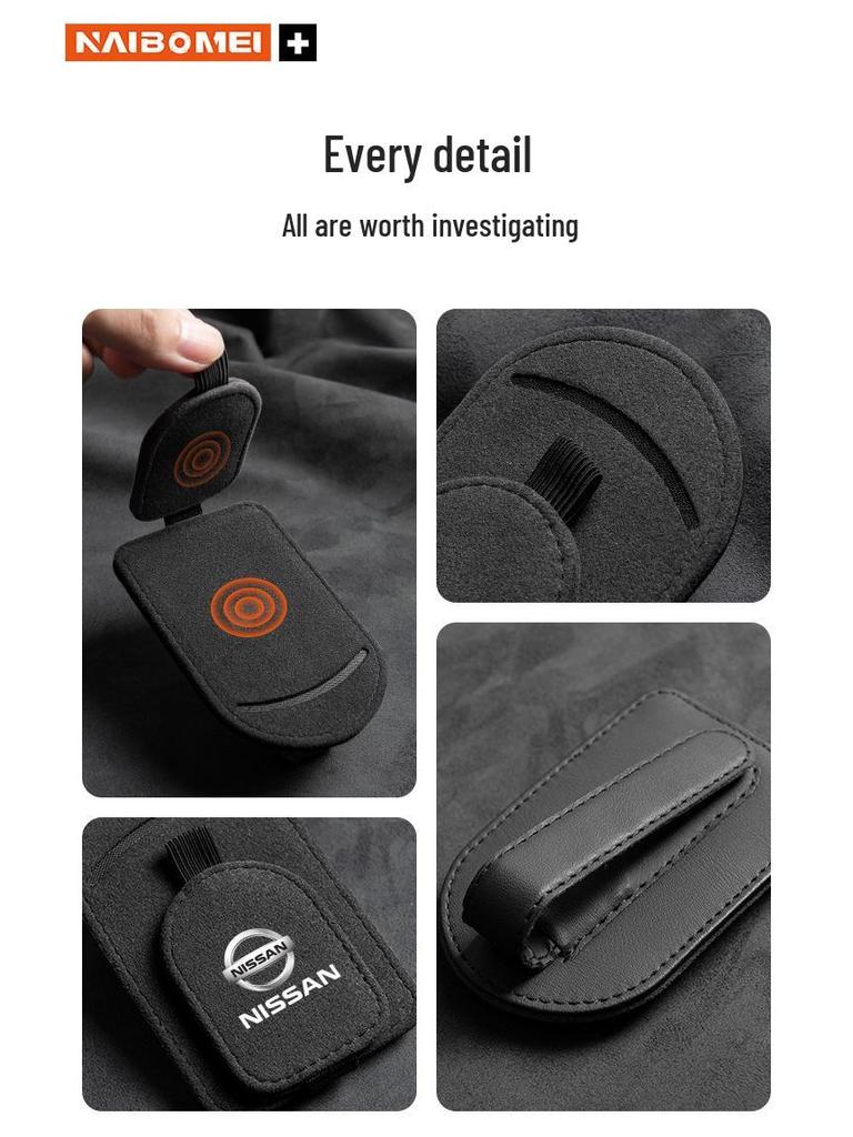Car Sunglasses Clip/Holder for Nissan X-Trail, Sylphy, Qashqai, Teana, Tiida, and Livina.