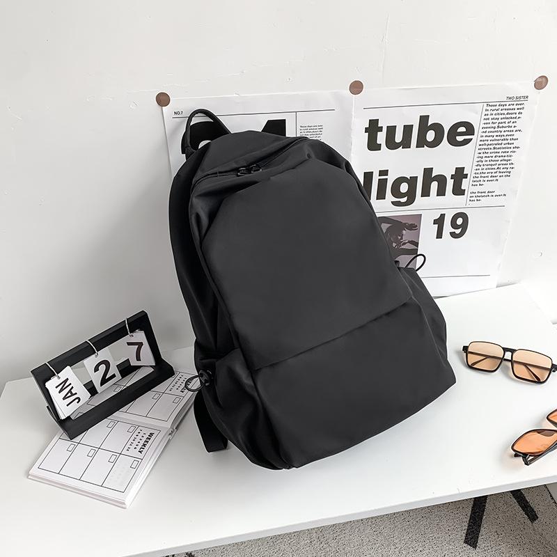 

Школьный рюкзак в стиле Харадзюку для девочек, высококачественный, рюкзак для учеников средней школы, многофункциональный, большой вместимости чёрный