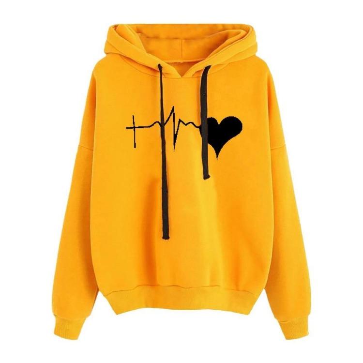 Women's Clothing Cartoon Printing Loose Bottoming Sweater Long Sleeved Casual Autumn Winter New