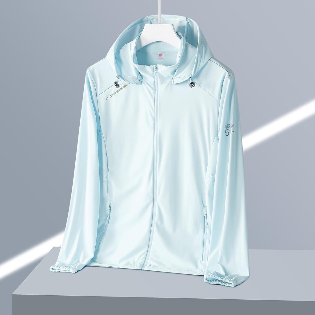 Herren-Sommerjacke aus Eisseide mit Sonnenschutz zum Angeln und für den Außenbereich