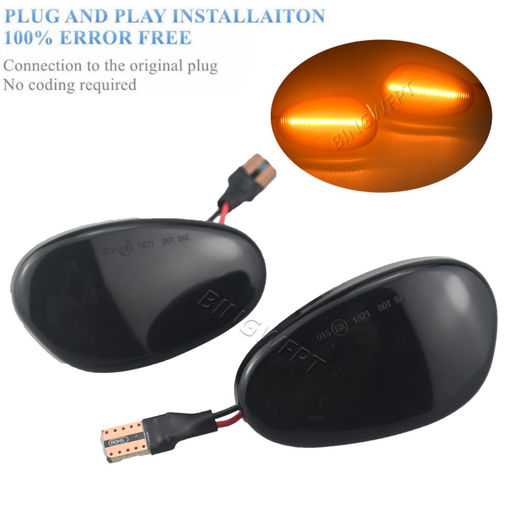 LED Sequential Lamp Dynamic Blinker Indicator Side Marker Turn Signal Light For ALFA ROMEO 145 146 Type 930 1994-2000