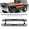 Side Metal Aluminium Alloy Pedal Plate Footplate Spare Parts for Traxxas TRX 4 1:10 RC Car