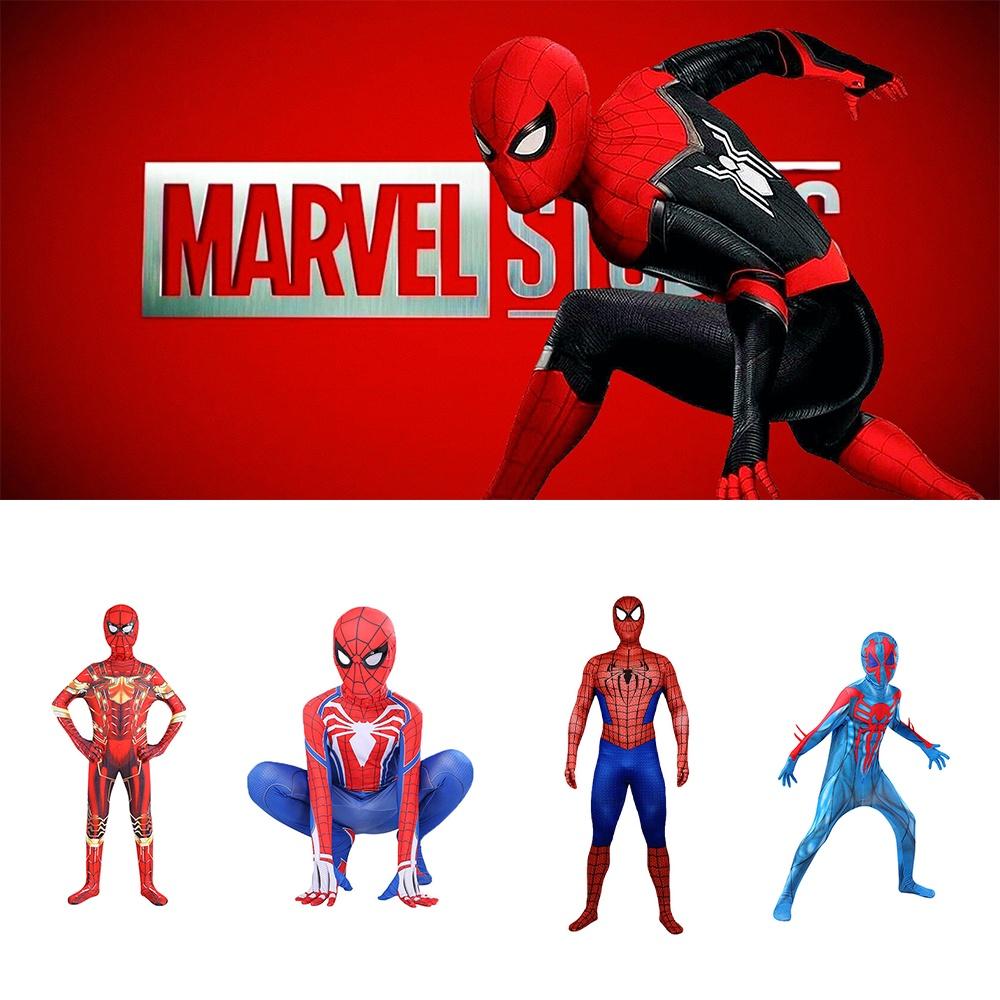 Spider-man No Way Home Amazing Iron Black Cosplay Costume Suit For All Ages