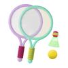 Children Badminton Racket Set Improve Coordination Tennis Rackets for Outdoor Backyard Games