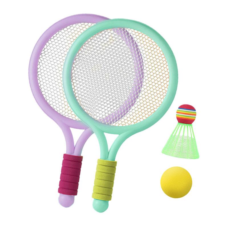 Children Badminton Racket Set Improve Coordination Tennis Rackets for Outdoor Backyard Games