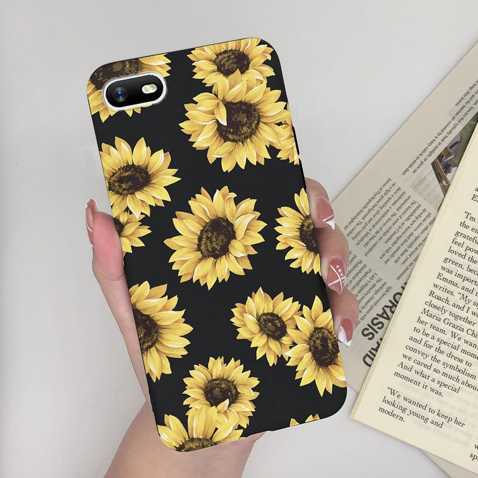 

For OPPO A1K Phone Case Daisy Flower Heart Cover Silicone Soft Coque For oppo a1k RMX1941 A1K A1 k Oppo Realme C2 RealmeC2 Funda OPPO Realme C2