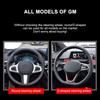 2Pcs Car Steering Wheel Cover Carbon Fiber Sports Ultra-thin Non-slip Card Cover For Bmw M Performance M3 M5 M6 F01 F20 F13 F30 F34